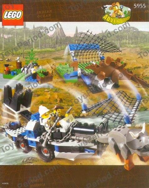 LEGO 5955 All Terrain Trapper Instructions and Parts List