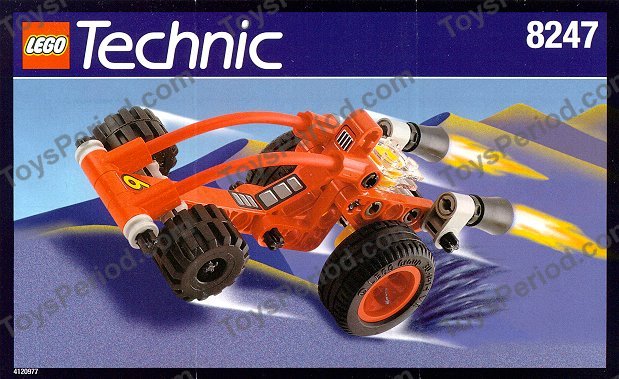 LEGO 8247 Road Rebel Instructions and Parts List