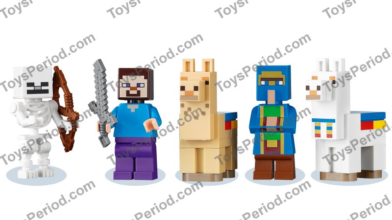 LEGO 21167 The Trading Post Set Parts List