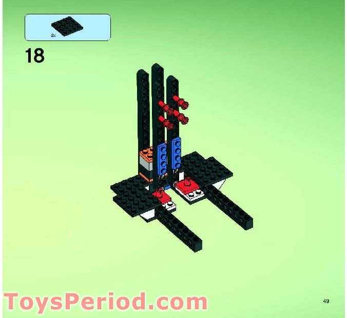 リトグラフ LEGO Set 7644-1 MX-81 Hypersonic Operations Aircraft (2008 Space