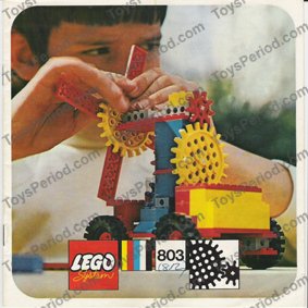 LEGO 803-2 Gears, Bricks and Heavy Tires Instructions and Parts List
