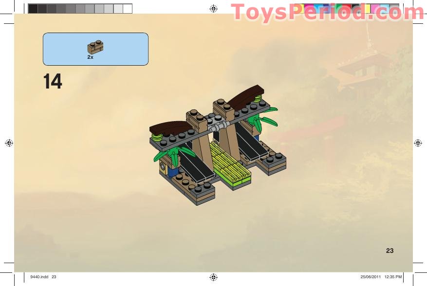 LEGO 9440 Venomari Shrine Instructions and Parts List