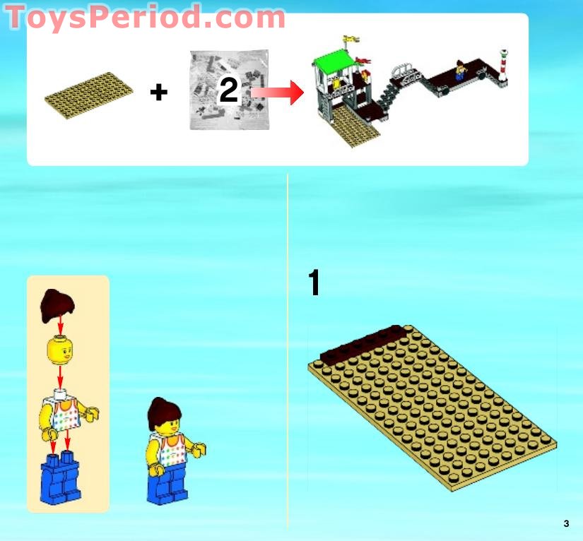LEGO 4644 Marina Instructions and Parts List