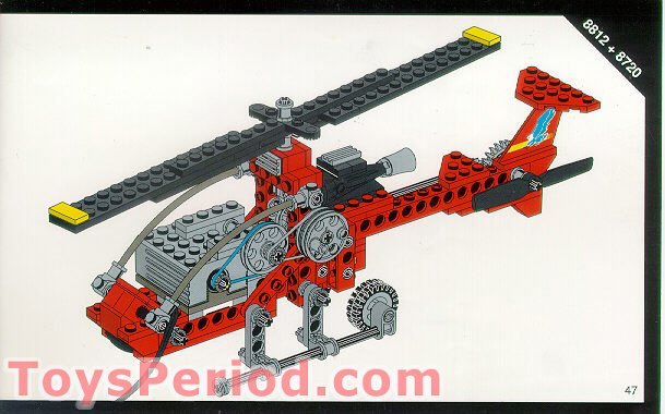 LEGO 8812 Aero Hawk II Instructions and Parts List