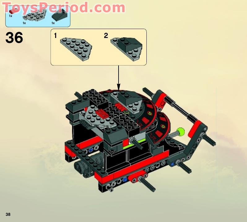 LEGO 70504 Garmatron Instructions and Parts List