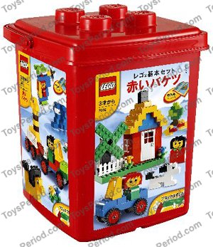 LEGO 7616 Basic Red Bucket Instructions and Parts List