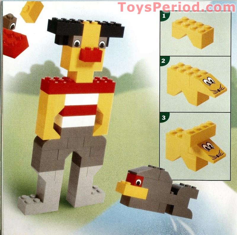 LEGO 4116 Animal Adventures Bucket Instructions and Parts List