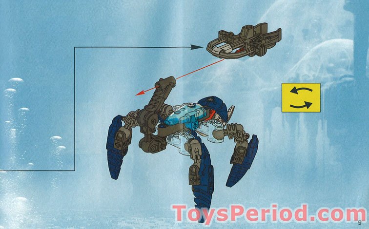 パラキン LEGO 8932 Morak Instructions and Parts List