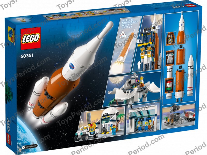 LEGO 60351 Rocket Launch Center Set Parts List