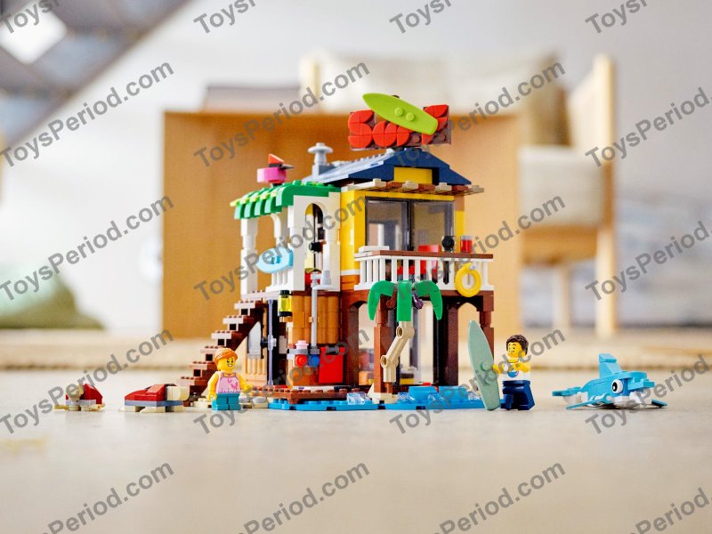 LEGO 31118 Surfer Beach House Set Parts List