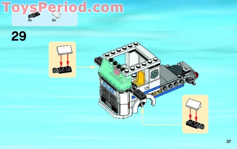 LEGO 60044 Mobile Police Unit Instructions and Parts List