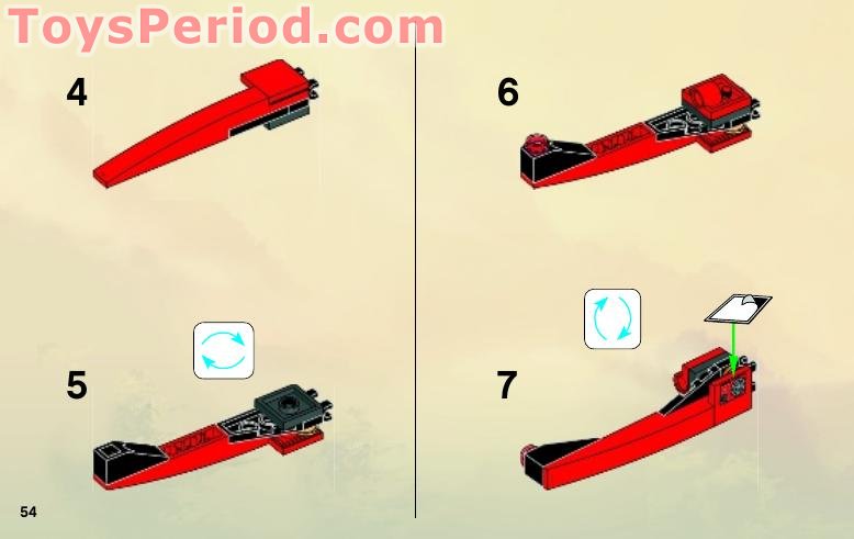 LEGO 9441 Kai's Blade Cycle Instructions and Parts List
