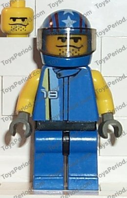 LEGO Sets with Minifigure rac007 Racer Driver, Nitro