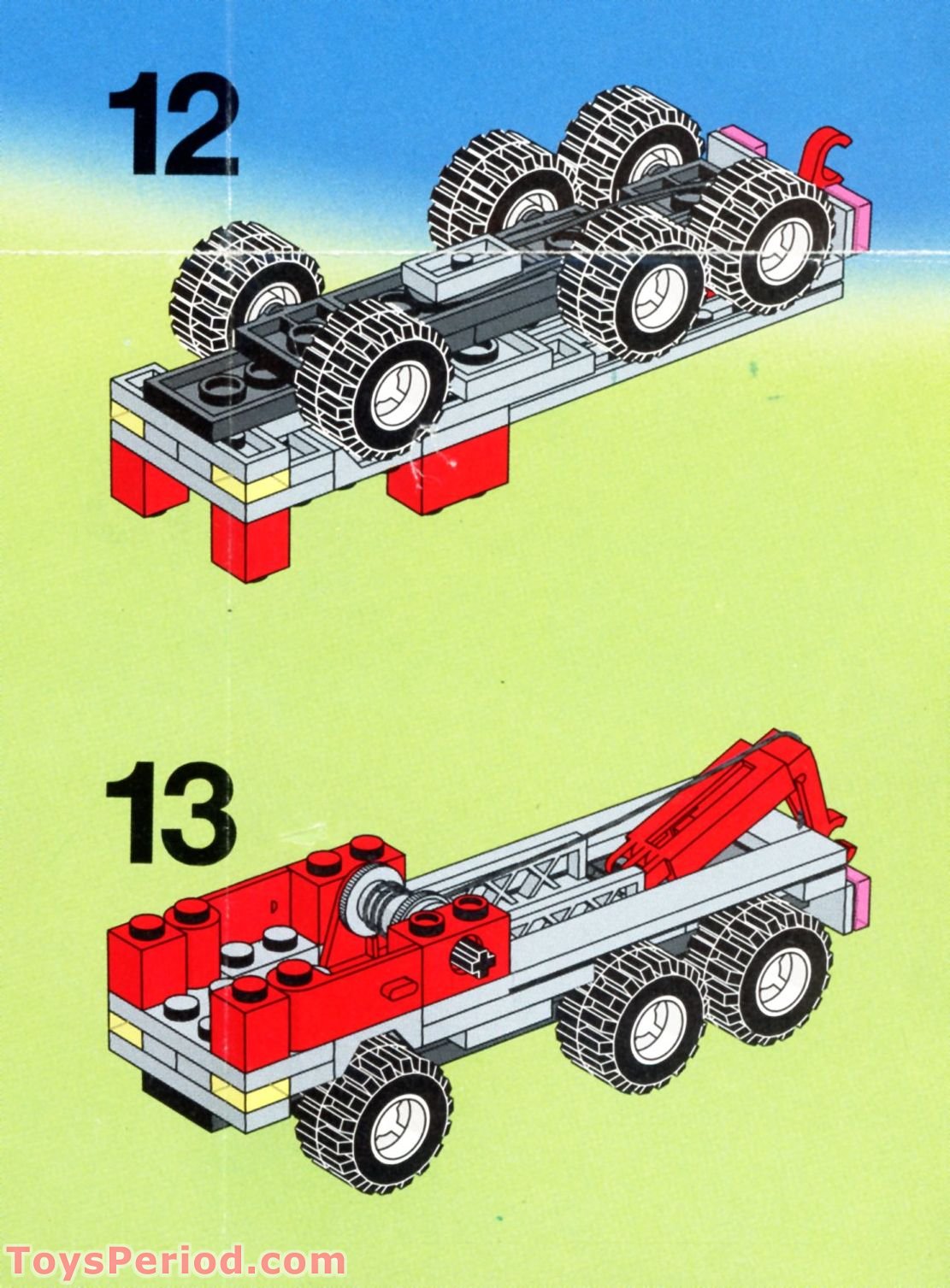 LEGO 6668 Recycle Truck Instructions and Parts List