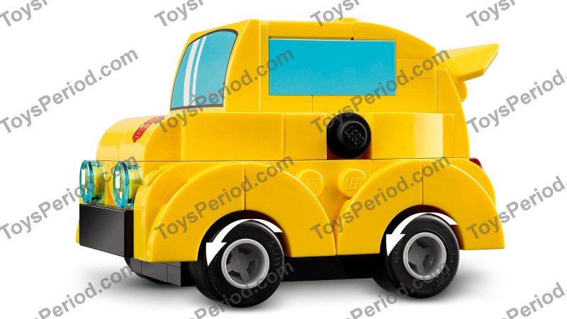 LEGO 40804 Bumblebee Robot & Vehicle Set Parts List