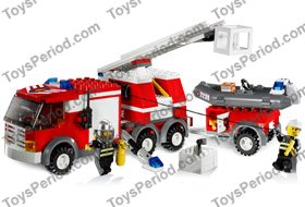 LEGO 7239 Fire Truck Instructions and Parts List