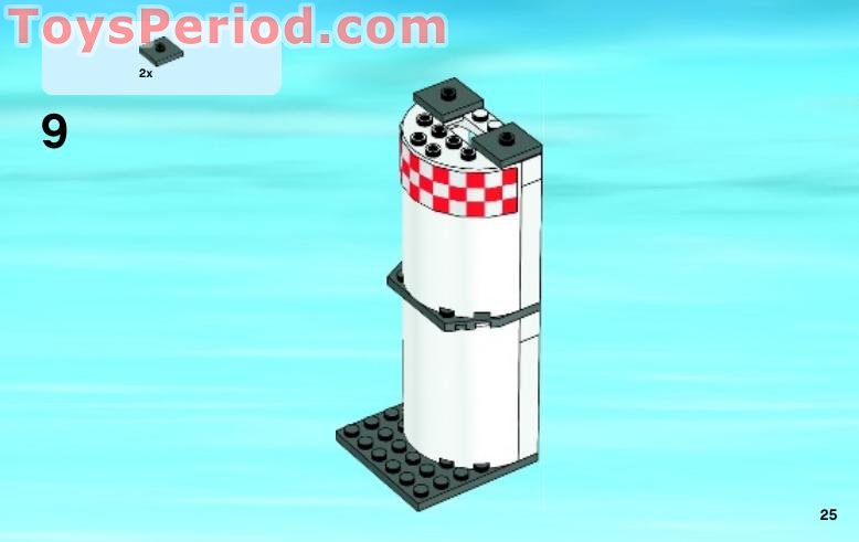 LEGO 60022 Cargo Terminal Instructions and Parts List