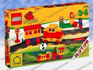 LEGO 2741 Battery Starter Train Set Instructions and Parts List