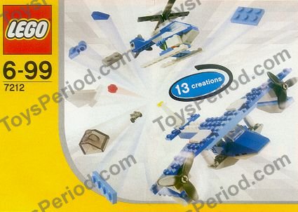 LEGO 7212 Sky Squad Instructions and Parts List