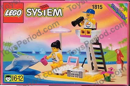 LEGO 1815 Paradisa Lifeguard Instructions and Parts List