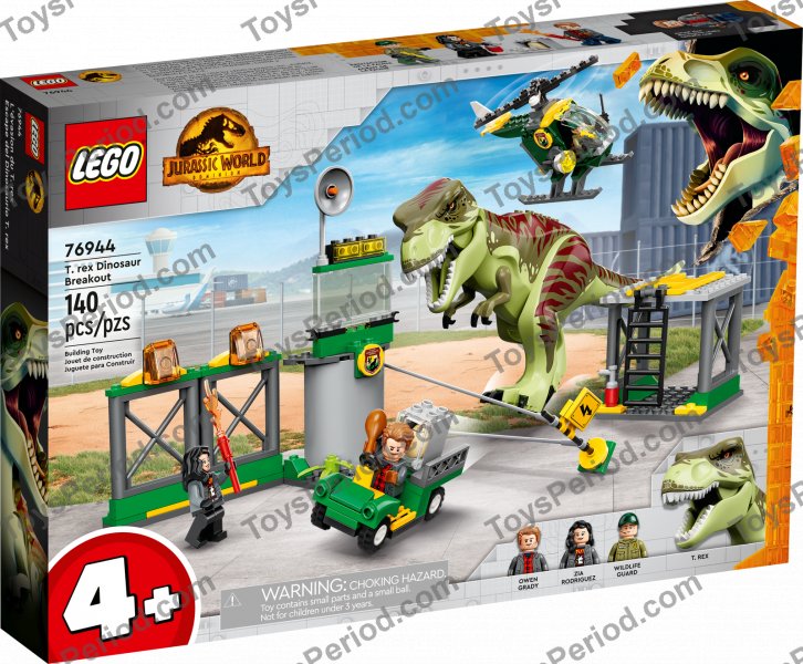 R出品 LEGO 76944 T. rex Dinosaur Breakout Set Parts List