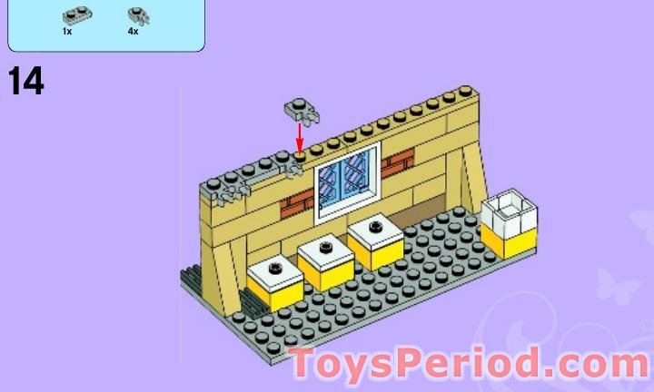 LEGO 3185 Summer Riding Camp Instructions and Parts List