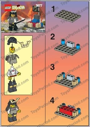 ゴロ将軍 LEGO 3077 Kabaya Promotional Set - Ninja Shogun's Small Fort