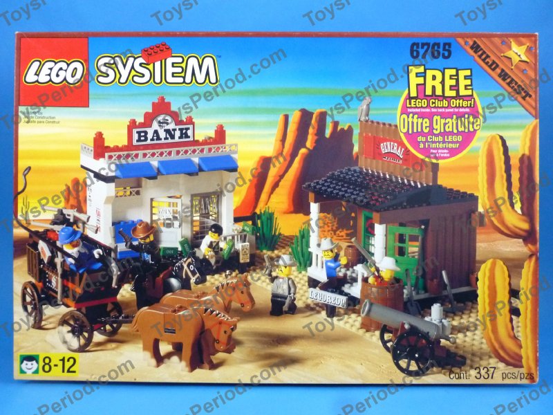 Wild West Sets - LEGO 6765 Gold City Junction Classic 96 Western