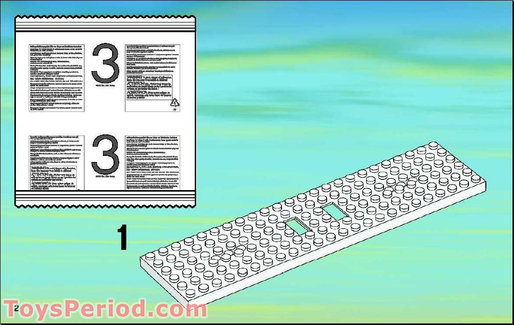 LEGO 7897 Passenger Train Instructions and Parts List