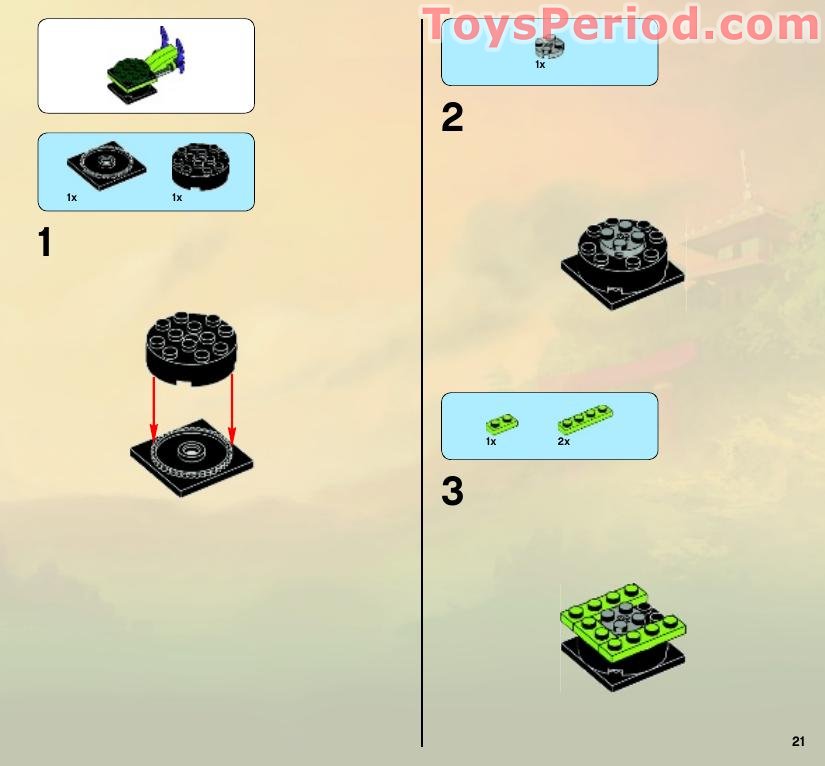 LEGO 9445 Fangpyre Truck Ambush Instructions and Parts List