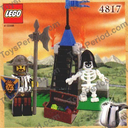 LEGO 4817 Dungeon Instructions and Parts List