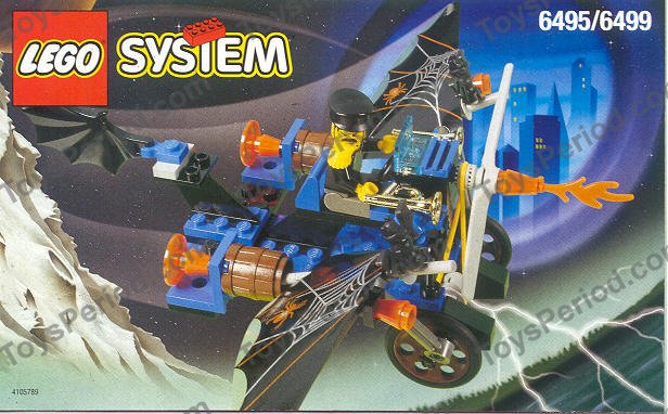 LEGO 6499 Time Tunnelator Instructions and Parts List