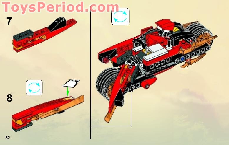 LEGO 9441 Kai's Blade Cycle Instructions and Parts List