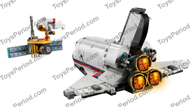 LEGO 31117 Space Shuttle Adventure Set Parts List