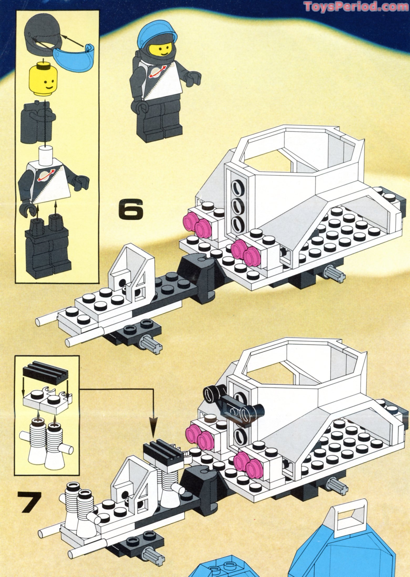 LEGO 6885 Crater Crawler Instructions and Parts List