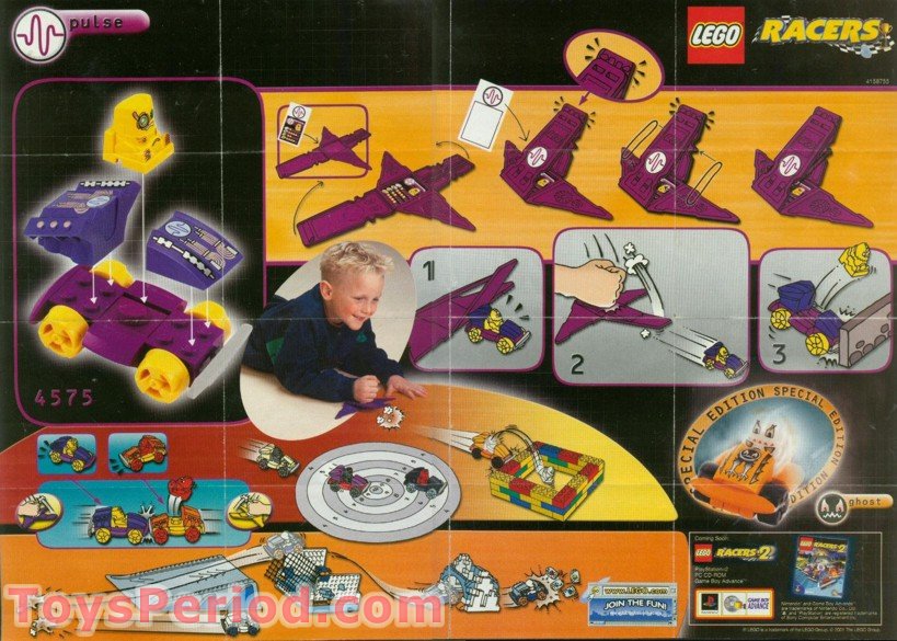 LEGO 4575 Pulse Instructions and Parts List