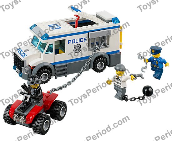 LEGO 60043 Prisoner Transporter Set Parts List
