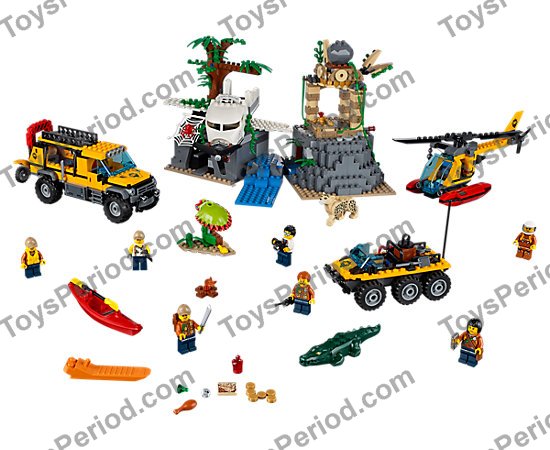 LEGO 60161 Jungle Exploration Site Set Parts List