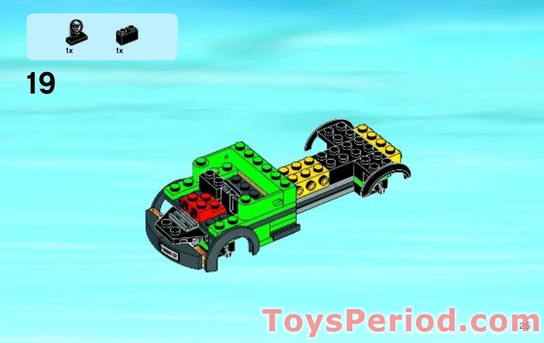 LEGO 60052 Cargo Train Instructions and Parts List