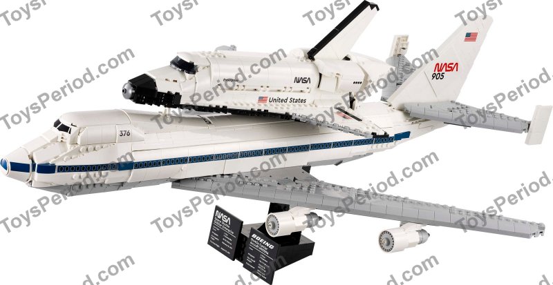 LEGO 10360 Shuttle Carrier Aircraft Set Parts List