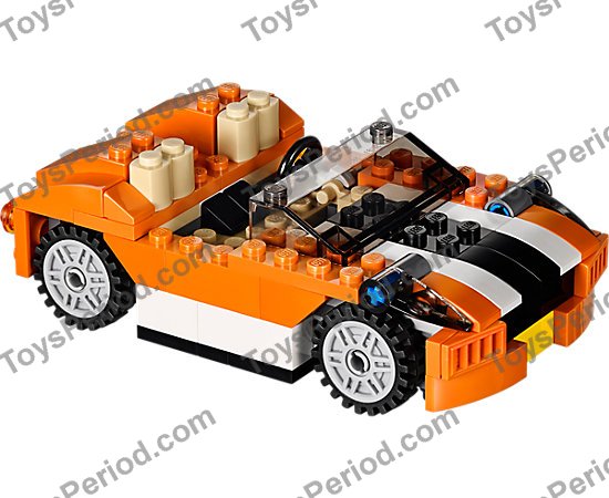 SHIVA出品 LEGO 31017 Sunset Speeder Parts List
