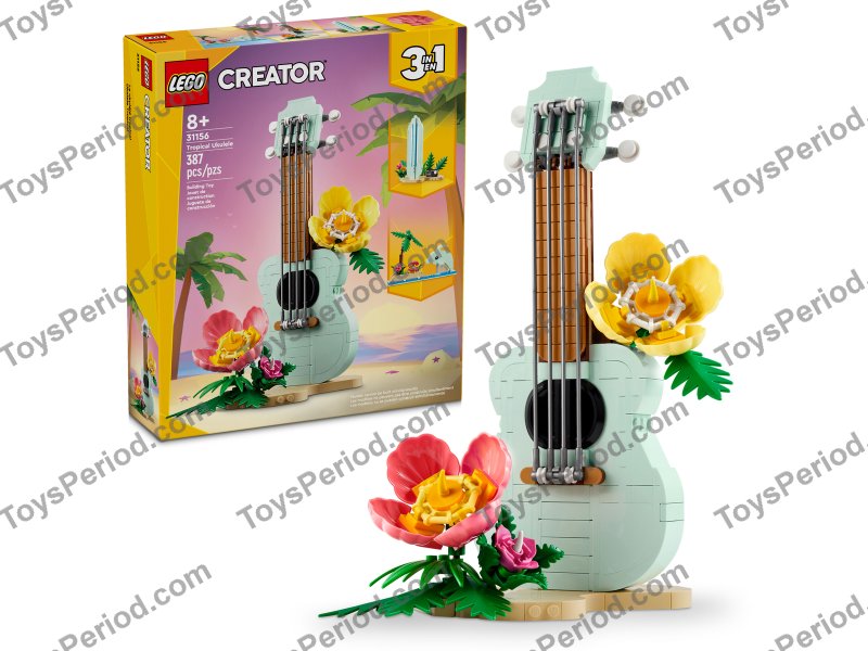 LEGO 31156 Tropical Ukulele Set Parts List
