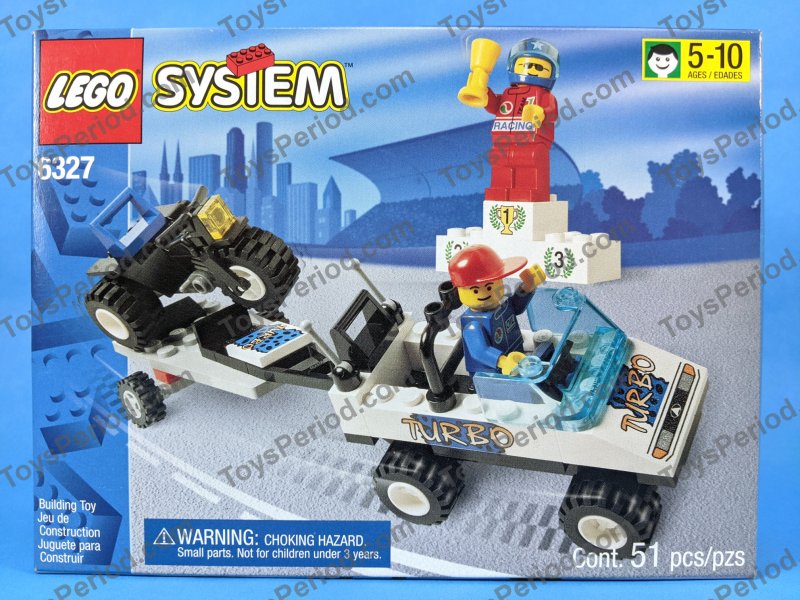 Town Theme Sets - LEGO 6327 Turbo Champs Vintage 1998 Town Race