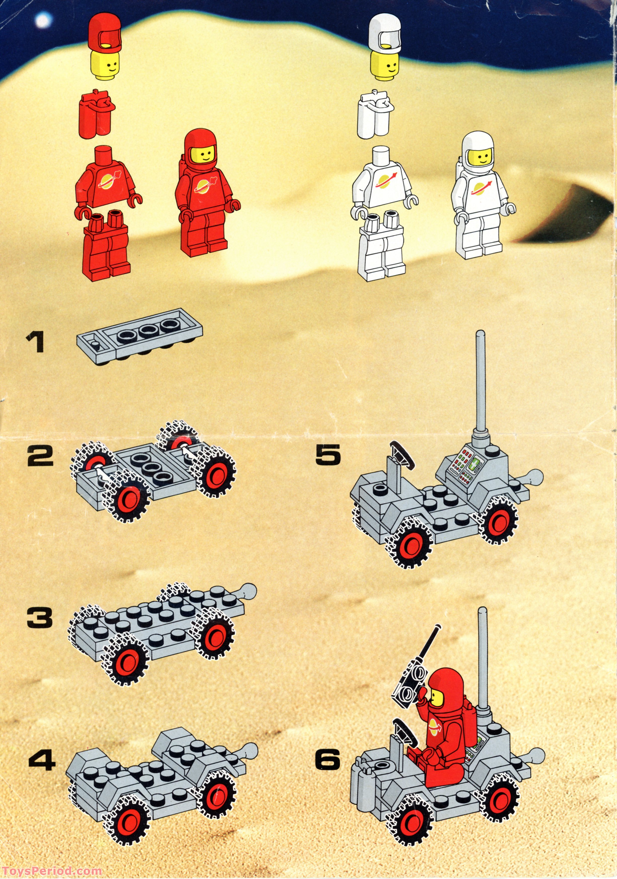 LEGO 920 Alpha-1 Rocket Base (Non-US Version of 483) Instructions