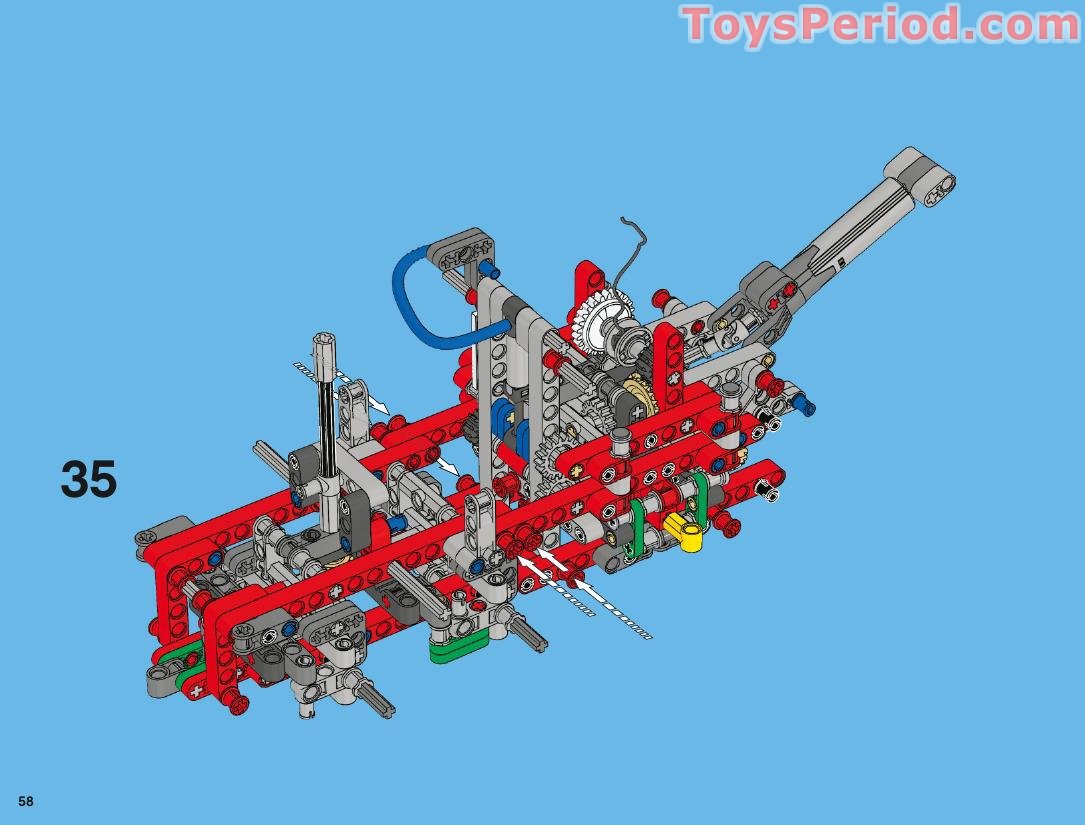 LEGO 42008 Service Truck Instructions and Parts List