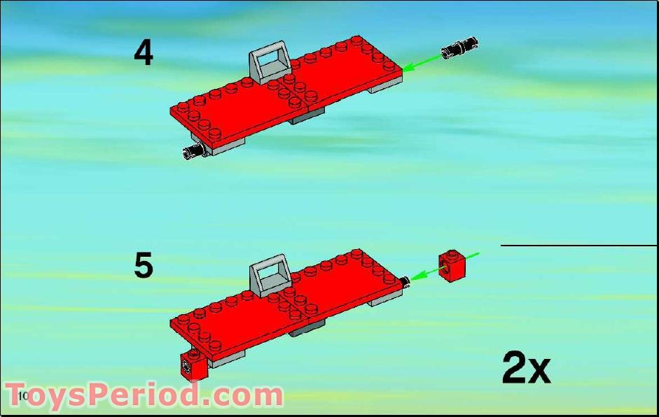 LEGO 7898 Cargo Train Deluxe Instructions and Parts List