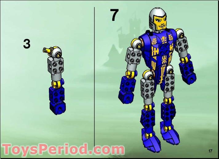 Daiページ LEGO 8782-1 Danju (USA Version with 3 Cards) Instructions