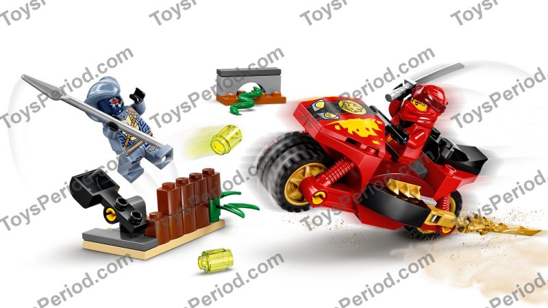 LEGO 71734 Kai's Blade Cycle Set Parts List