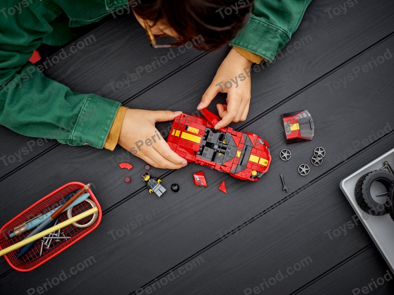 LEGO 76914 Ferrari 812 Competizione Set Parts List