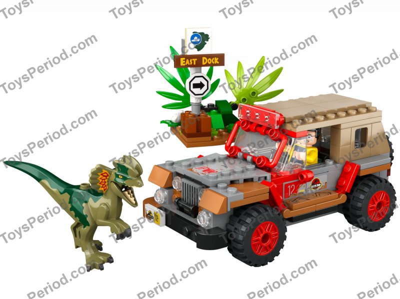 パーツ rgr LEGO 76958 Dilophosaurus Ambush Set Parts List